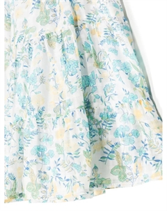 Платье с оборками и цветочным принтом, зеленый Tartine et chocolat