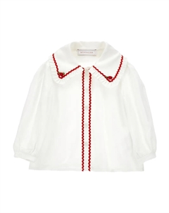 Рубашка с длинными рукавами, белый Monnalisa