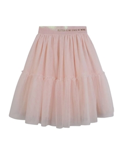 Юбка из тюля с оборками, розовый Billieblush