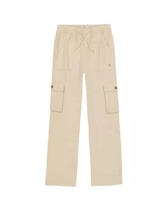 Широкие брюки-карго для девочек 7-16 лет, хаки Roxy