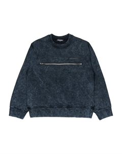 Хлопковая толстовка, черный Dsquared2 kids