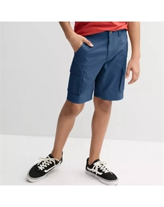 Шорты-карго для мальчиков 8-20 лет, классические и свободные, цвет pledge blue Sonoma goods for life
