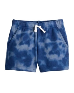 Шорты из французского трикотажа для малышей и мальчиков, цвет navy grey tie dye Jumping beans