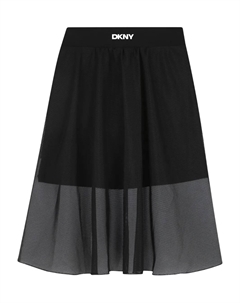 Юбка с сетчатым слоем, черный Dkny kids