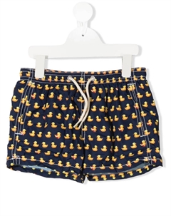 Плавки-шорты с принтом, синий Mc2 saint barth kids
