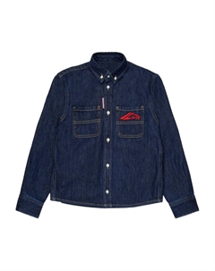 Джинсовая рубашка, синий Dsquared2 kids