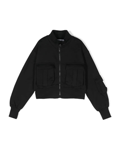 Толстовка карго, черный Msgm kids