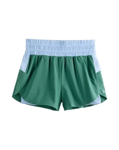 Беговые шорты с высокой талией для девочек 7-20 лет, стандартные и большие размеры, цвет windsor green Tek gear