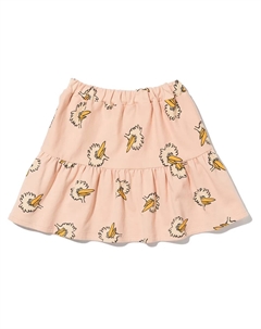 Ярусная юбка Birdie со сборками, розовый Bobo choses