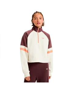 Толстовка Essential Energy Boxy half zip, белый Roxy
