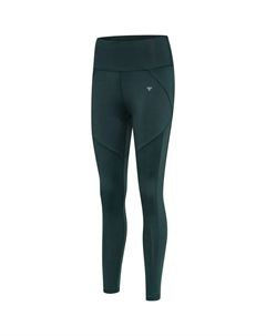 Леггинсы Hmlnorma high waist, зеленый Hummel