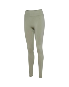 Леггинсы HIIT Seamless high waist, зеленый Hummel
