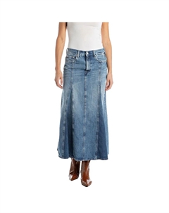 Юбка W9984.000.10365 midi, синий Replay