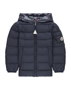 Стеганая куртка с капюшоном, синий Moncler enfant