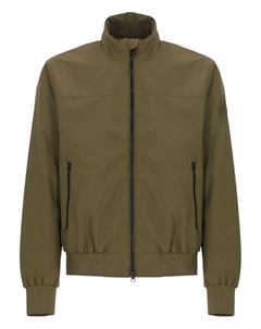 Бомбер Finlay на молнии с высоким воротником, зеленый Save the duck