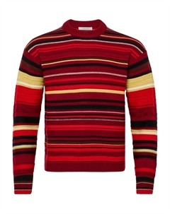 Свитер в полоску, красный Jw anderson