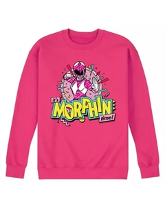 Мужская розовая флисовая толстовка Power Rangers Morphin Time, розовый Licensed character