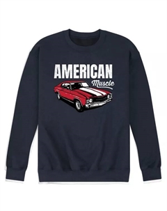 Мужская флисовая толстовка с принтом «American Muscle», синий Licensed character