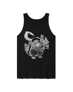 Мужская майка с принтом Мауи Moana, черный Disney