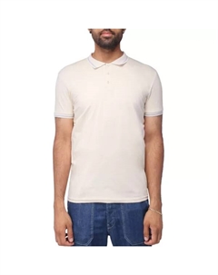 Мужская классическая поло с коротким рукавом и контрастной отделкой, цвет sand Xray