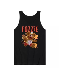 Мужская майка с принтом «Малыши Фоззи», черный Disney