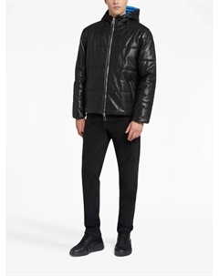 Кожаная куртка Aidak, черный Giuseppe zanotti