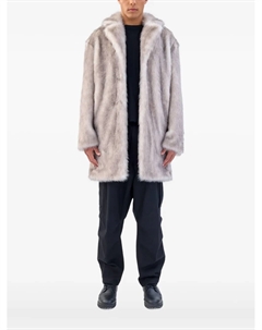 Шуба из искусственного меха, серый Unreal fur