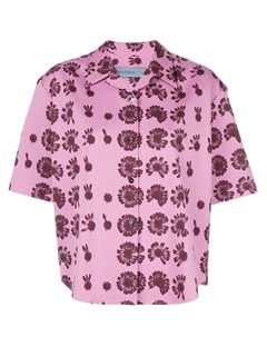 Jonathan cohen рубашка с цветочным принтом s розовый Jonathan cohen