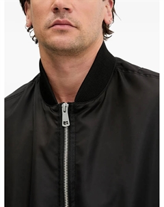 Бомбер на молнии, черный Hugo