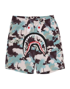 Шорты с камуфляжным принтом, синий A bathing ape®