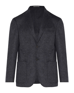 Фактурный пиджак, черный Corneliani