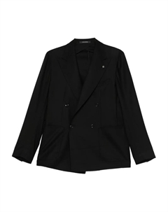 Двубортный пиджак, черный Tagliatore