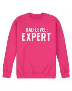 Мужская уютная флисовая толстовка Dad level expert, пурпурный Licensed character