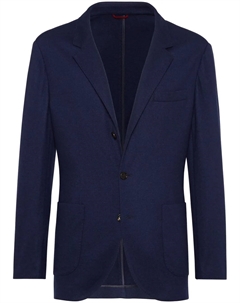 Кашемировый пиджак, синий Brunello cucinelli