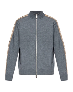 Кардиган с логотипом, серый Dsquared2