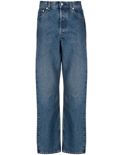 Джинсы свободного кроя с завышенной талией, синий Ambush