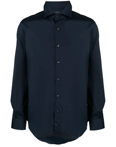 Рубашка с отложным воротником, синий Fay