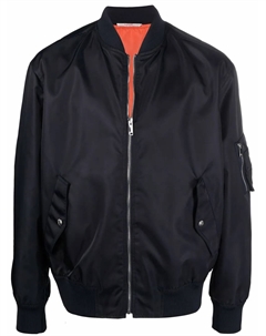 Бомбер с принтом Neon Universe, синий Valentino garavani