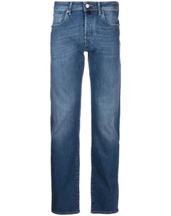 Джинсы скинни средней посадки, синий Incotex