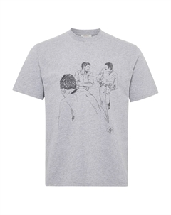 Футболка с принтом, серый Jw anderson