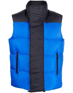 Дутый жилет с логотипом, синий Dsquared2