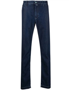 Джинсы с нашивкой-логотипом, синий Jacob cohen