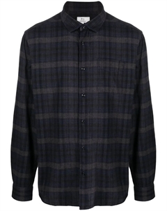 Фланелевая рубашка в клетку, синий Woolrich