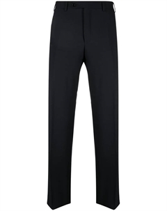 Шерстяные брюки строгого кроя, синий Canali