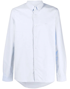 Рубашка с вышитым логотипом, синий A.p.c.