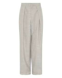 Плиссированные брюки с карманами на молнии, серый Jw anderson