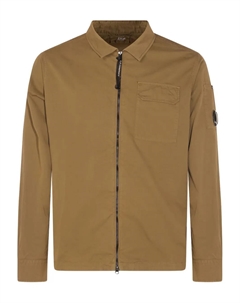 Рубашка на молнии, коричневый C.p. company