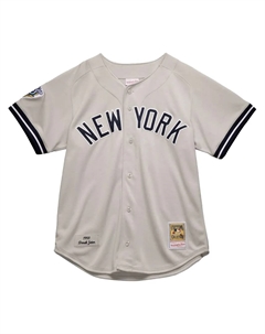 Топ NBA NY Yankees 1998 Derek Jeter, серый Mitchell and ness