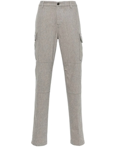 Прямые брюки карго, серый Eleventy