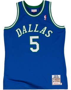 Топ 1994/95 Jason Kidd Dallas Mavericks Authentic, синий Mitchell and ness